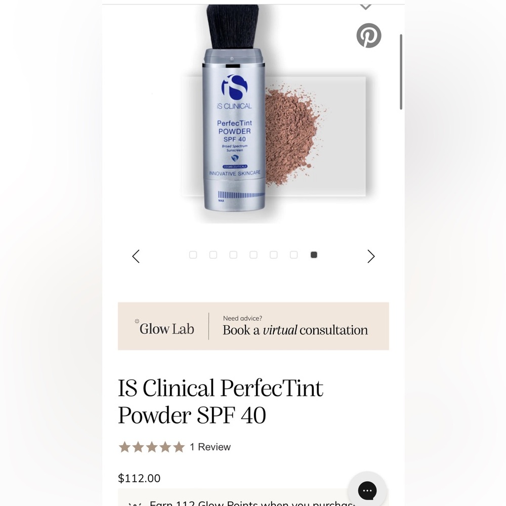 Brand new is clinical perfectint powder spf 40 in deep